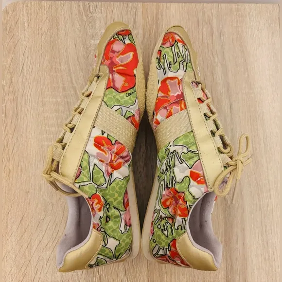 Coach Floral &quot;KIRBY&quot; Shoes Size 7