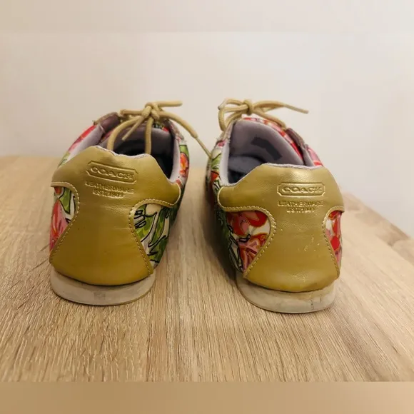 Coach Floral &quot;KIRBY&quot; Shoes Size 7