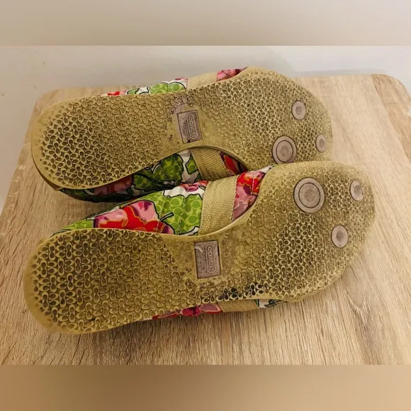 Coach Floral &quot;KIRBY&quot; Shoes Size 7
