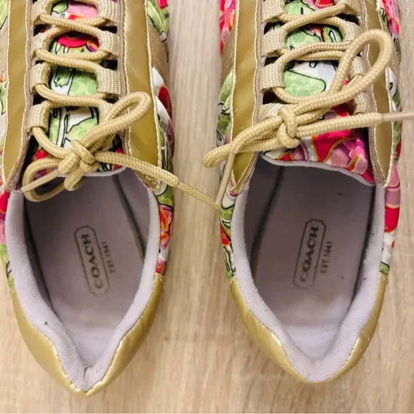 Coach Floral &quot;KIRBY&quot; Shoes Size 7
