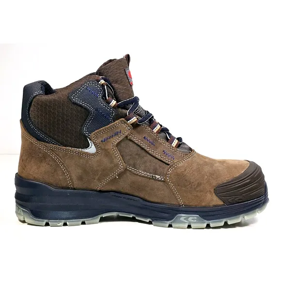 COFRA the Italian Brand Men's Size 8W Waterproof Chase Brown EH PR Work Boots