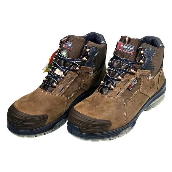 COFRA the Italian Brand Men's Size 8W Waterproof Chase Brown EH PR Work Boots