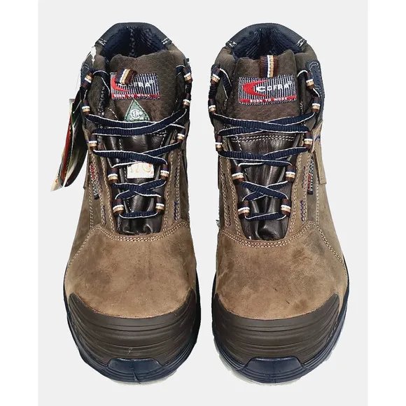 COFRA the Italian Brand Men's Size 8W Waterproof Chase Brown EH PR Work Boots