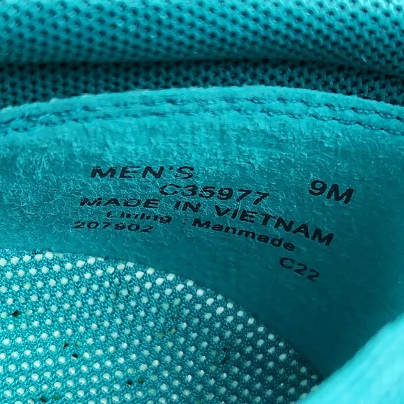 Cole Haan 4.Zerogrand Regatta Men's Size 9 M Teal Green Casual Boat Shoes C35977
