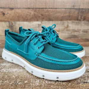 Cole Haan 4.Zerogrand Regatta Men's Size 9 M Teal Green Casual Boat Shoes C35977
