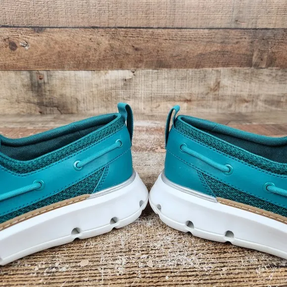 Cole Haan 4.Zerogrand Regatta Men's Size 9 M Teal Green Casual Boat Shoes C35977