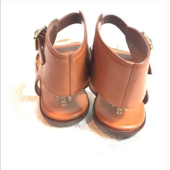 COLE HAAN 'Barra' snake Flat Sandal