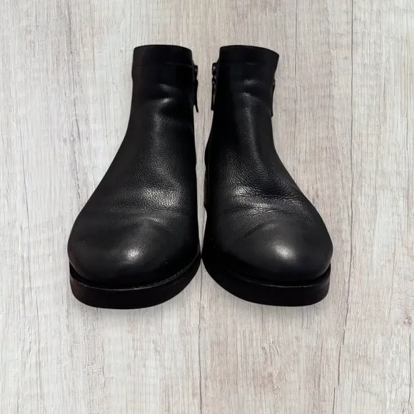 COLE HAAN Black Leather Rene Bootie Chelsea Boot Shoes W19172 Size 9