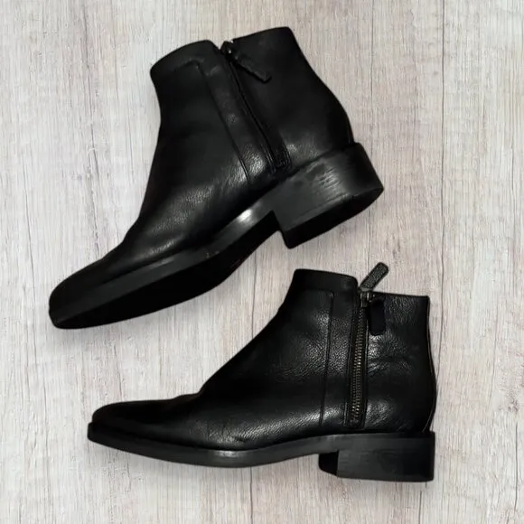 COLE HAAN Black Leather Rene Bootie Chelsea Boot Shoes W19172 Size 9