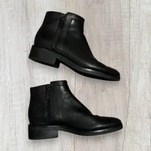 COLE HAAN Black Leather Rene Bootie Chelsea Boot Shoes W19172 Size 9
