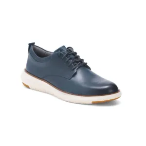COLE HAAN Blue/ivory Men's Leather Grand Remix Casual Oxford Shoes