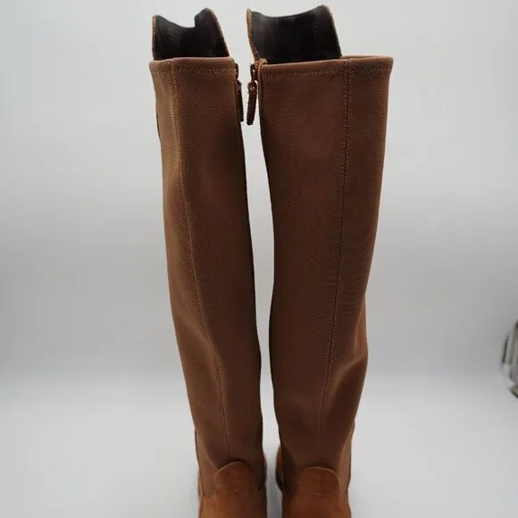 Cole Haan Grand Series Isabelle Brown Over the knee-High Suede Boots Size 10B