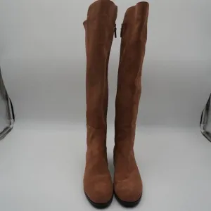 Cole Haan Grand Series Isabelle Brown Over the knee-High Suede Boots Size 10B
