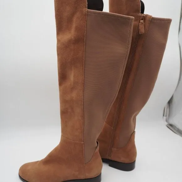 Cole Haan Grand Series Isabelle Brown Over the knee-High Suede Boots Size 10B