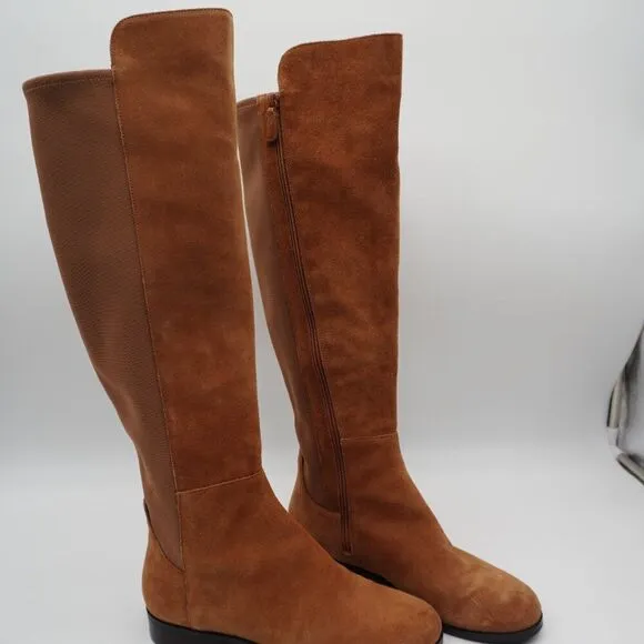 Cole Haan Grand Series Isabelle Brown Over the knee-High Suede Boots Size 10B