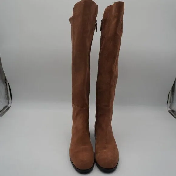 Cole Haan Grand Series Isabelle Brown Over the knee-High Suede Boots Size 10B