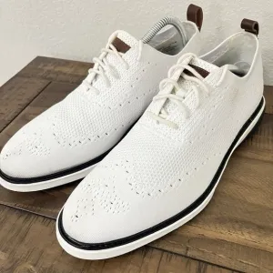 Cole Haan GrandEvolution Oxford Stitchlite Mens White Sneakers Shoes 11.5 EUC