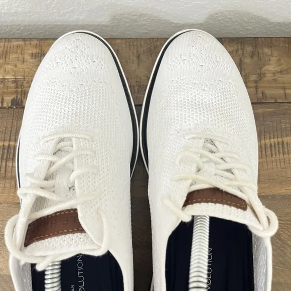 Cole Haan GrandEvolution Oxford Stitchlite Mens White Sneakers Shoes 11.5 EUC