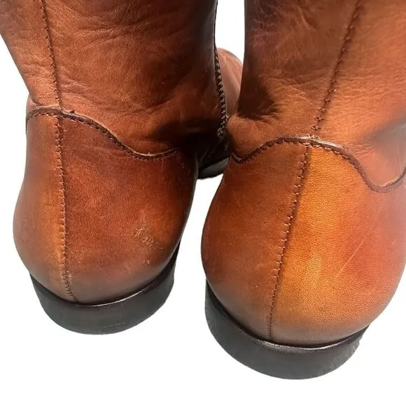 Cole Haan Rustic Leather Riding Boots Size 9.5