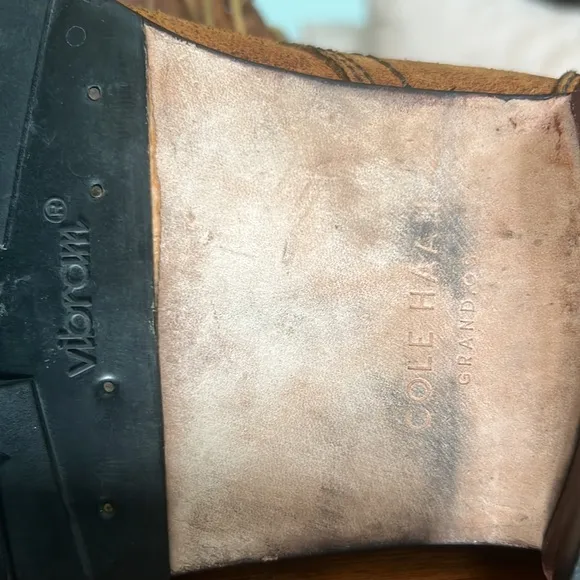 Cole Haan Wayne Lug Grand Engineer Leather Combat Moto Boots!