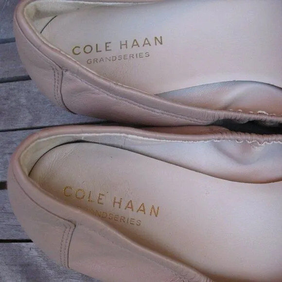 Cole Haan Grand Nude Bow Ballet Flats