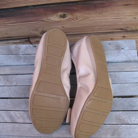 Cole Haan Grand Nude Bow Ballet Flats