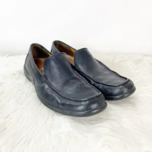 Cole Hann 8 M Mens Black Leather Slip-on Dress Shoes
