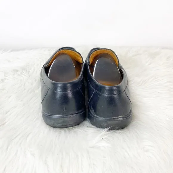 Cole Hann 8 M Mens Black Leather Slip-on Dress Shoes
