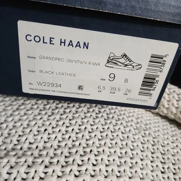 Cole haan grandpro downtown runner size 9