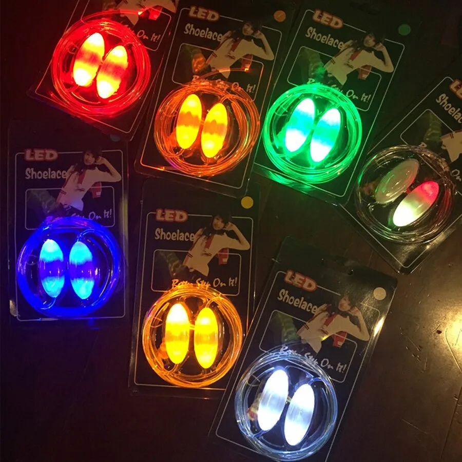 Colorful LED Flash Light Up Shoe Laces