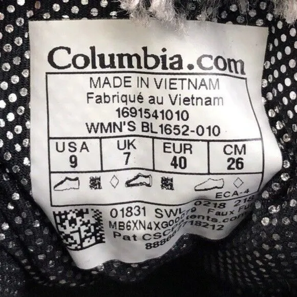 Columbia Heavenly Shorty Omni-Heat Winter Boots 9