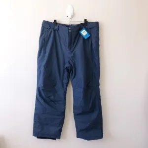 Columbia Men's Bugaboo IV Pant Snow Board Ski Pants Blue Omni-Heat Size 2X NWT’s