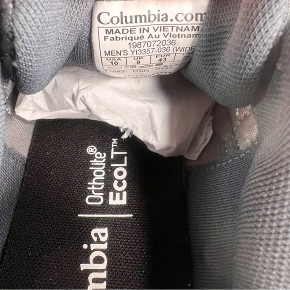 Columbia Plateau Venture Men's Shoe Size 10 Wide #070A