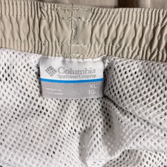 COLUMBIA Tan Backcast Convertible Pants
