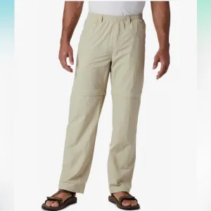 COLUMBIA Tan Backcast Convertible Pants