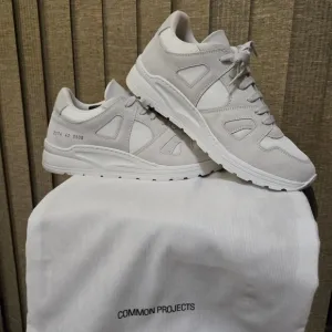 Common Projects Men's White Cross Trainers Worn Twice Size 9 Practically New