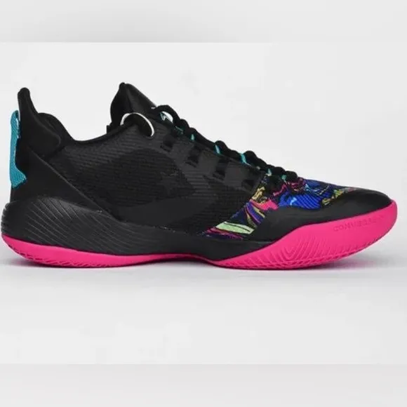 Converse Hi Tops shoes ALL Star shoes black multi color black hot pink new shoes
