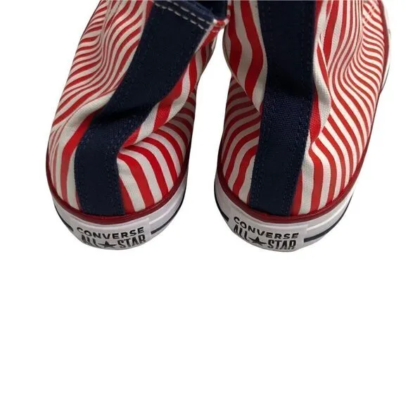 Converse Patriotic CTAS Chuck Taylor All Star Hi Top Sneakers Red White Blue