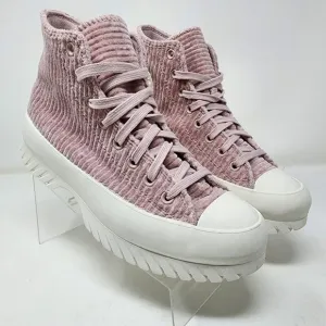 Converse Platforms Sneaker Womens 10.5 Pink Chuck Taylor Lugged Cozy Shoes