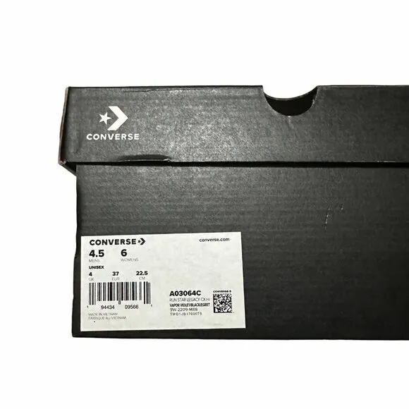 ⭐Converse Run Star Hike Legacy CX Hi Sz 4 Mens Shoes Violet Platform A03064C New
