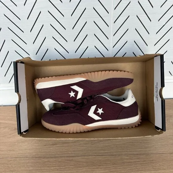 ⭐Converse Run Star Trainer Ox Size 7 Womens Casual Shoes Suede Burgundy A13360C⭐