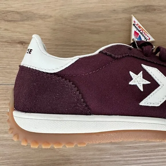 ⭐Converse Run Star Trainer Ox Size 7 Womens Casual Shoes Suede Burgundy A13360C⭐