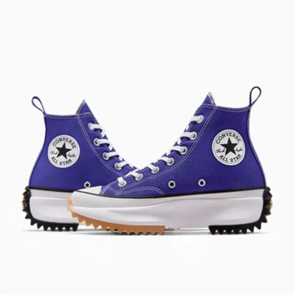 Converse Run Star Hike Canvas Platform Active Sneaker Shoes Size 9.5
