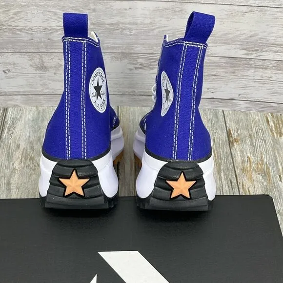 Converse Run Star Hike Canvas Platform Active Sneaker Shoes Size 9.5