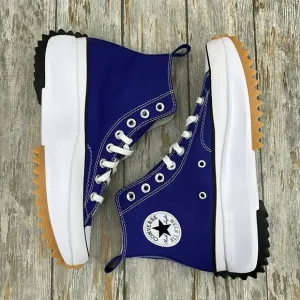 Converse Run Star Hike Canvas Platform Active Sneaker Shoes Size 9.5