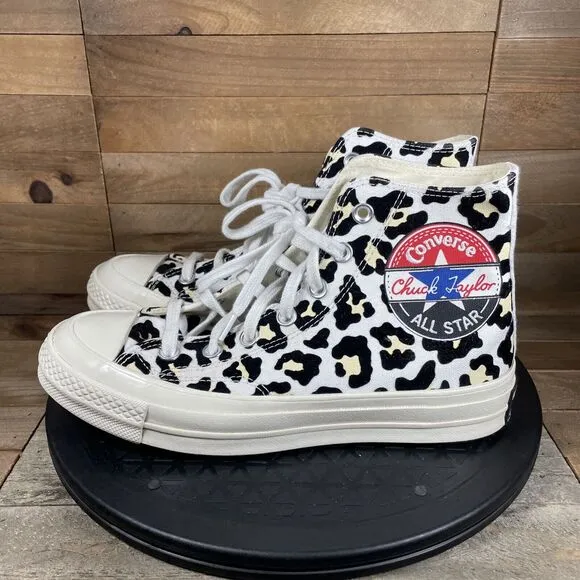 Converse Womens Size 7 Chuck Taylor 70 High Logo Desert Ore 2020 Shoes Leopard
