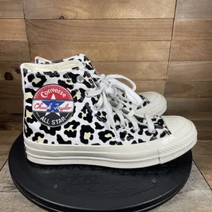 Converse Womens Size 7 Chuck Taylor 70 High Logo Desert Ore 2020 Shoes Leopard