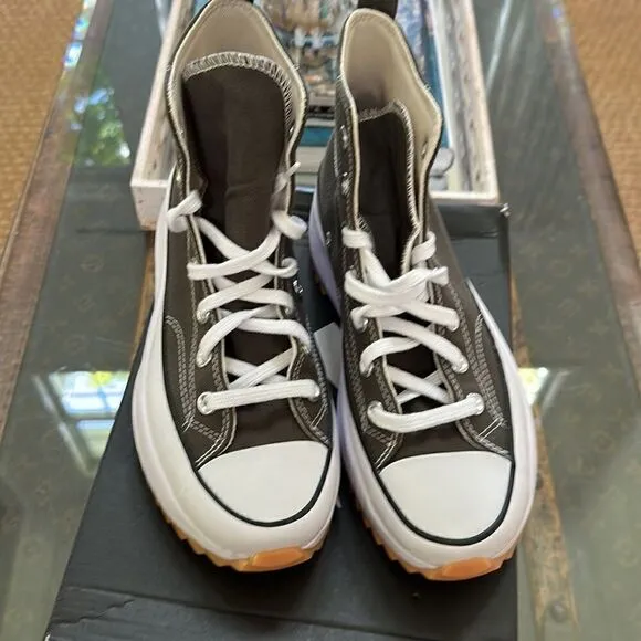 Converse Women's Run Star Hike Sneakers Cargo Khaki/White/Black NEW in box