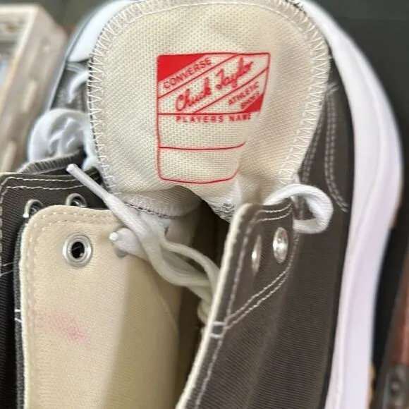 Converse Women's Run Star Hike Sneakers Cargo Khaki/White/Black NEW in box
