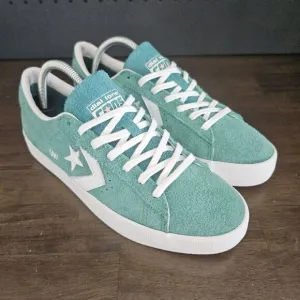 Converse X Dial Tone Shoes Green Suede Size 8 US Men 9.5 US Women